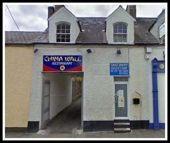 China Wall Restaurant & Takeaway, 4 Main Street, Celbridge, Co. Kildare.