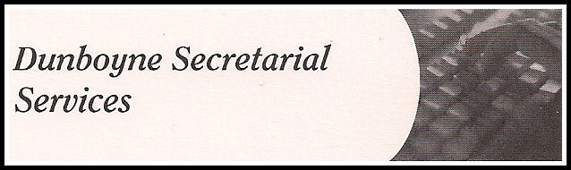 Dunboyne Secretarial Services - Tel : 01 825 2581